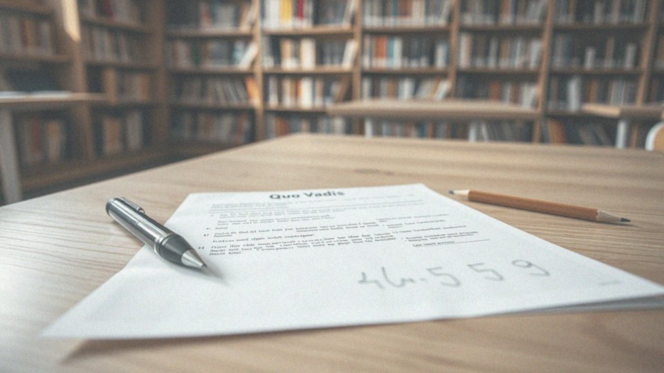 Jak testy dotyczą Quo Vadis?