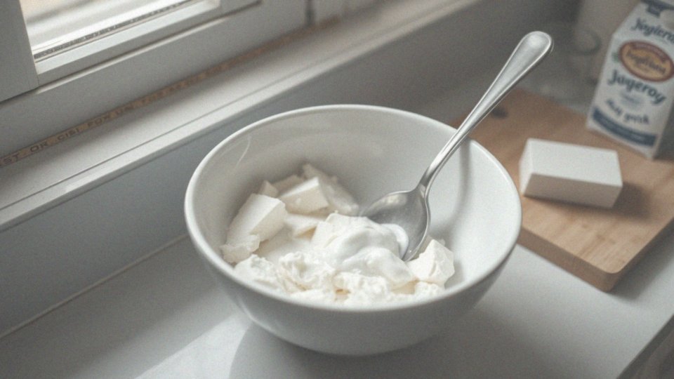Jak dodać jogurt do twarogu?