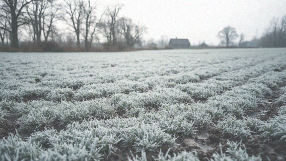 Kiedy można oczekiwać najniższych temperatur w okresie siewu trawy?