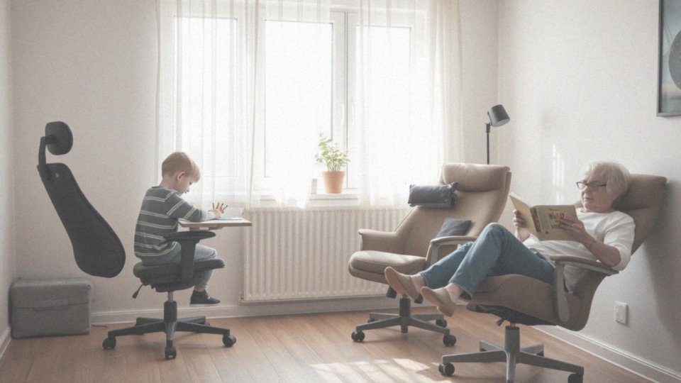 Jakie skorzystania z ergonomicznych krzeseł mogą przynieść dzieciom i seniorom?