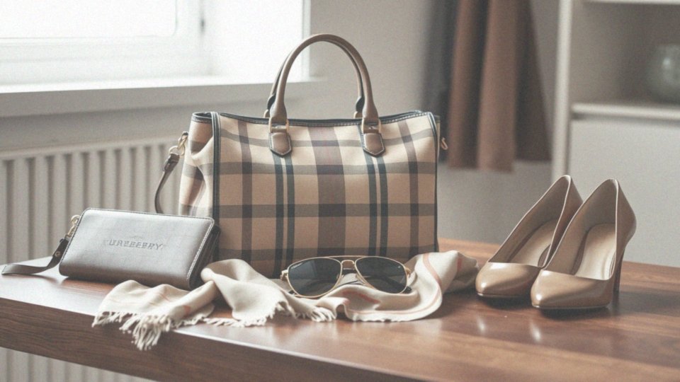 Jakie akcesoria można zestawić z torebką burberry?
